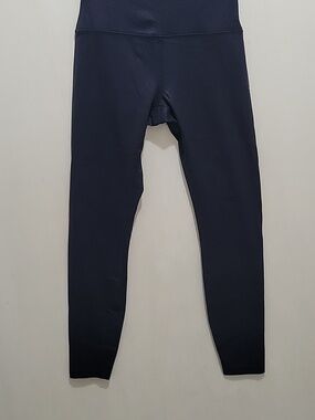 CRZ YOGA Black Metallic Sheen Shimmer Leggings, Womens M, Athleisure, Yoga